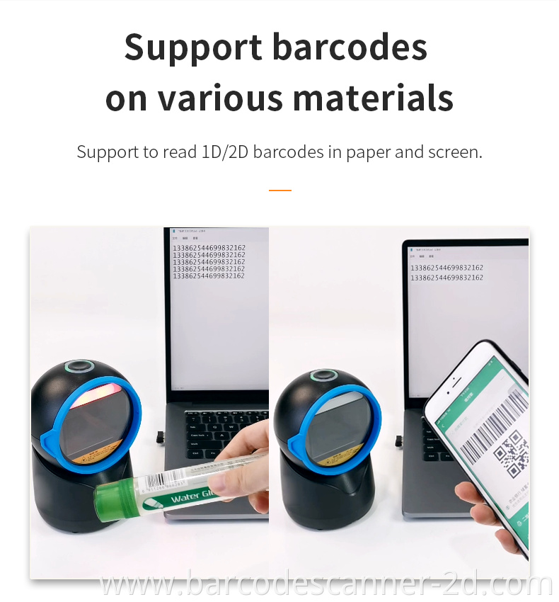 BT 2.4G barcode scanner 